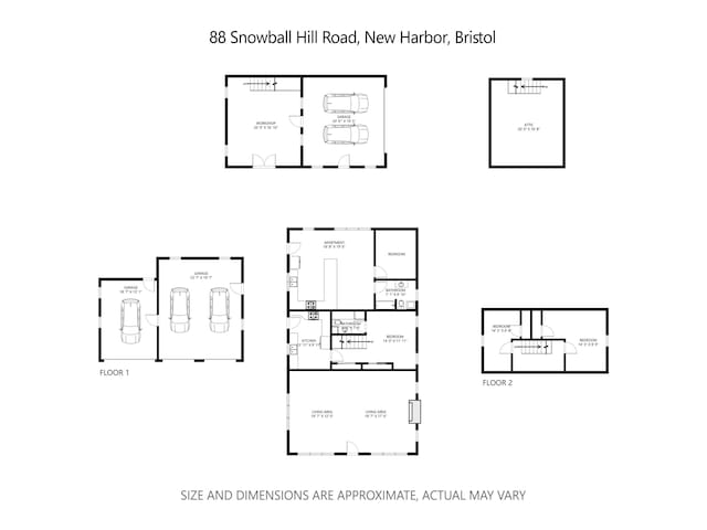 88 Snowball Hill Rd, Bristol, ME 04554 - view of layout