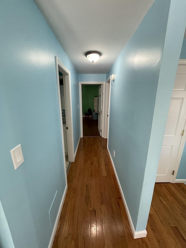 6 Alder Rd, Naples, ME 04055 - hall featuring wood finished floors and baseboards