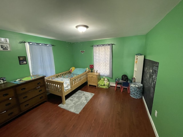 6 Alder Rd, Naples, ME 04055 - bedroom featuring dark wood-style floors and baseboards