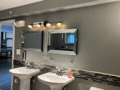 bathroom with a sink
