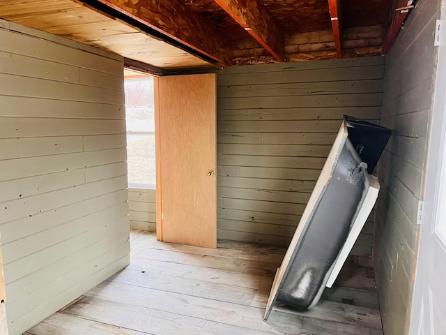 view of storage area