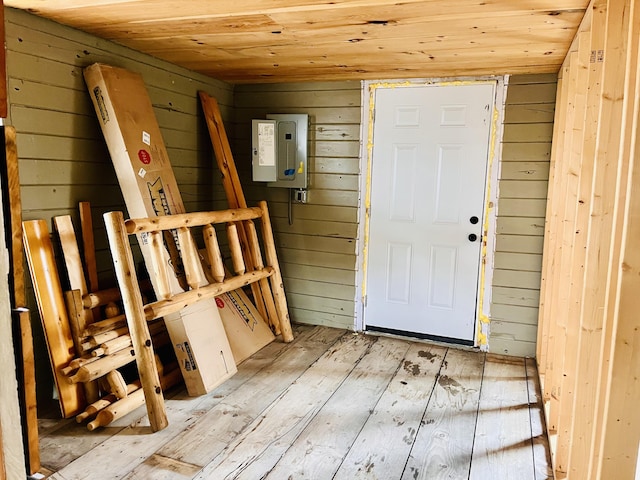 view of exterior entry