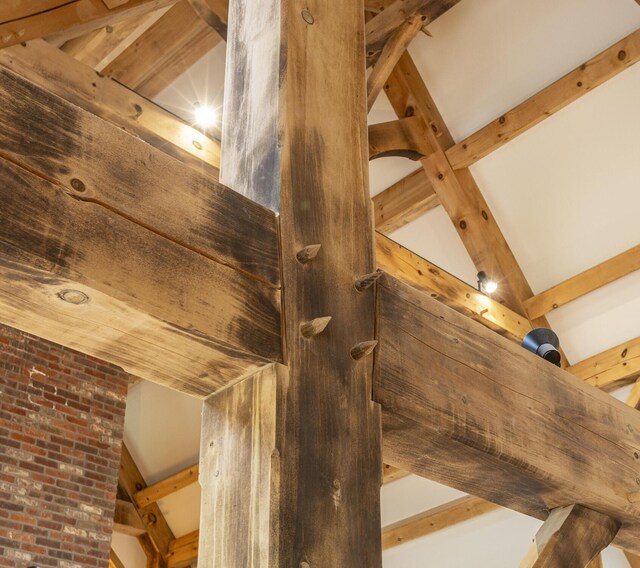 185 Bowmans Landing Rd, Georgetown, ME 04548 - detailed view of beamed ceiling