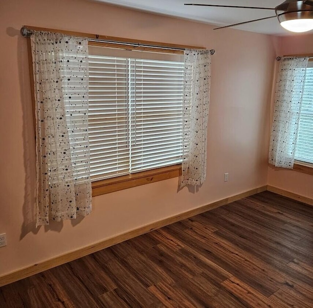 277 Grant Rd, Saint Albans, ME 04971 - empty room featuring baseboards and wood finished floors