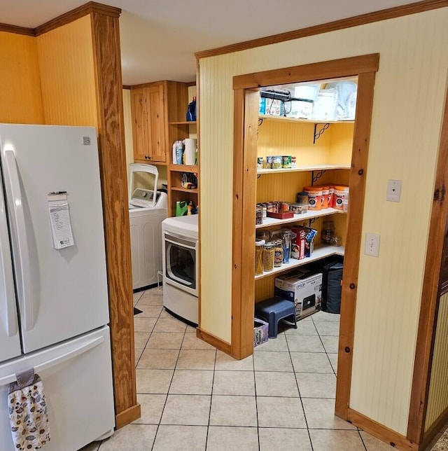 277 Grant Rd, Saint Albans, ME 04971 - storage area with washing machine and clothes dryer