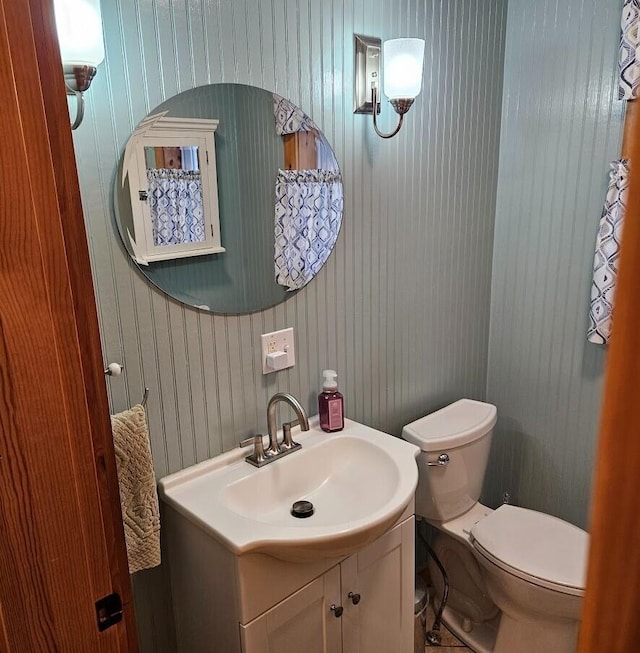 277 Grant Rd, Saint Albans, ME 04971 - bathroom featuring vanity and toilet