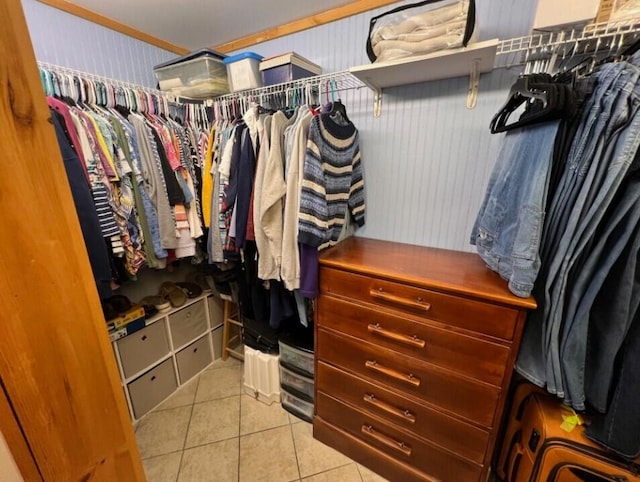 277 Grant Rd, Saint Albans, ME 04971 - walk in closet featuring light tile patterned floors