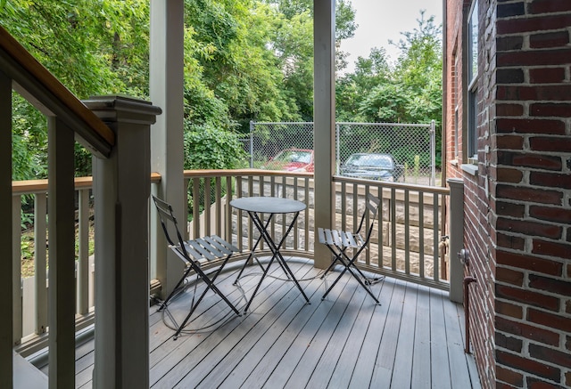 68 Pleasant St, Portland, ME 04101 - wooden terrace with fence
