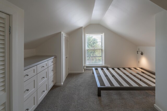 68 Pleasant St, Portland, ME 04101 - unfurnished bedroom with carpet and vaulted ceiling