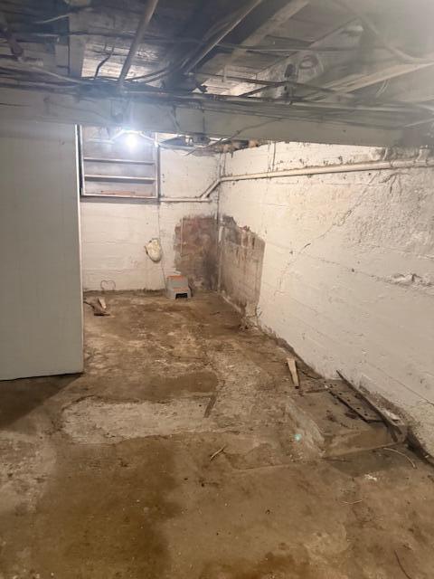 45 Crosby Ave, Caribou, ME 04736 - view of unfinished below grade area