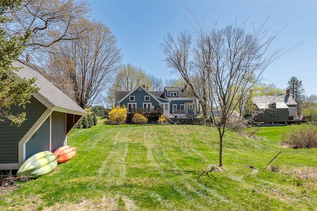 155 Pepperrell Rd, Kittery, ME 03905 - view of yard with a wooden deck