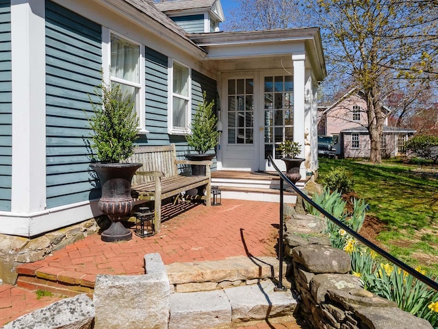155 Pepperrell Rd, Kittery, ME 03905 - view of patio with french doors