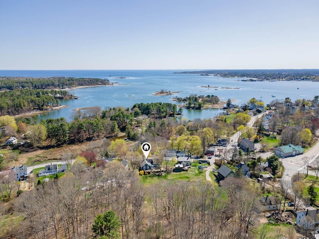 155 Pepperrell Rd, Kittery, ME 03905 - aerial view featuring a water view