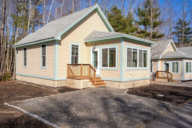 1 Old County Rd Unit 140, Wells, ME 04090 - view of front of house with a shingled roof