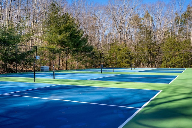 1 Old County Rd Unit 140, Wells, ME 04090 - view of tennis court featuring fence