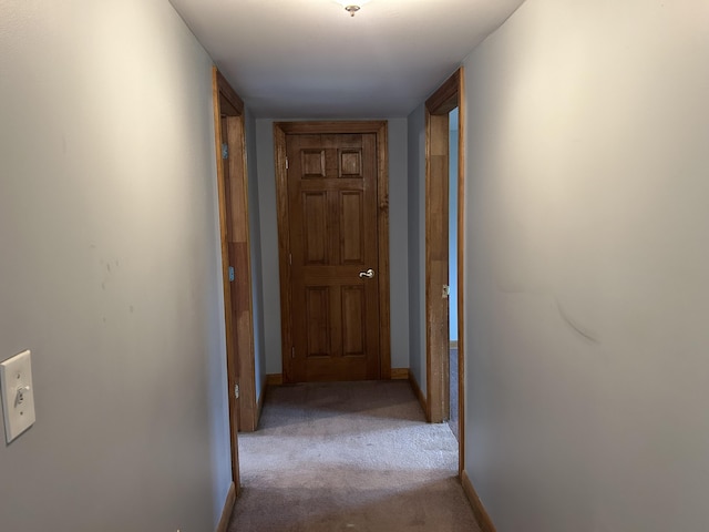 142 Abbott Rd, Albion, ME 04910 - hallway with light carpet and baseboards