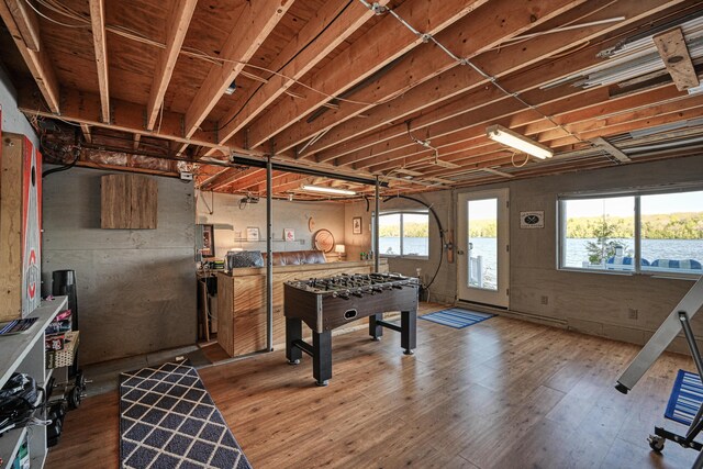 4 Tabert Ln, Belgrade, ME 04917 - game room featuring wood finished floors