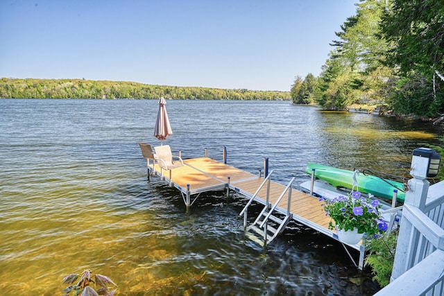 4 Tabert Ln, Belgrade, ME 04917 - dock area featuring a water view