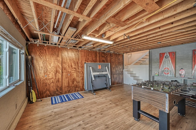 4 Tabert Ln, Belgrade, ME 04917 - rec room featuring wood finished floors