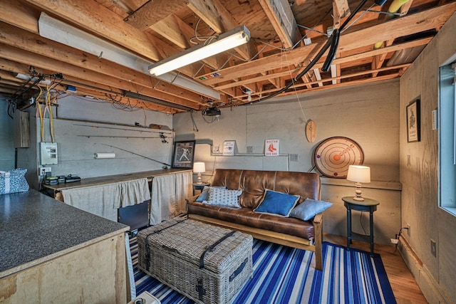 4 Tabert Ln, Belgrade, ME 04917 - below grade area featuring wood finished floors
