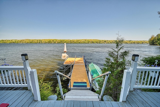 4 Tabert Ln, Belgrade, ME 04917 - dock featuring a water view