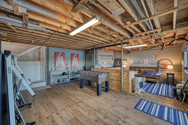 4 Tabert Ln, Belgrade, ME 04917 - basement featuring wood finished floors