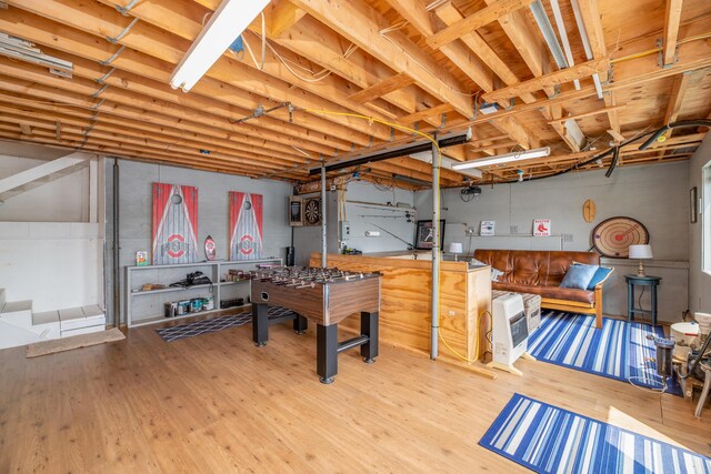4 Tabert Ln, Belgrade, ME 04917 - rec room featuring wood finished floors