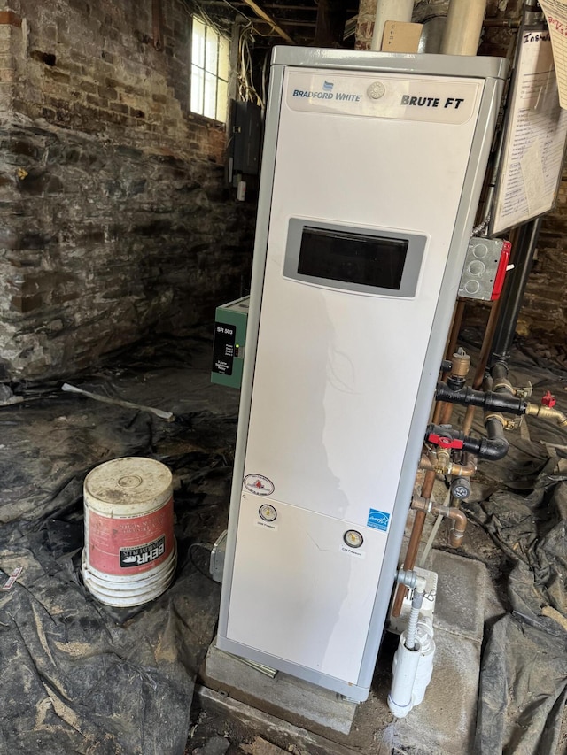 6 Spring St, Waterville, ME 04901 - utility room with water heater