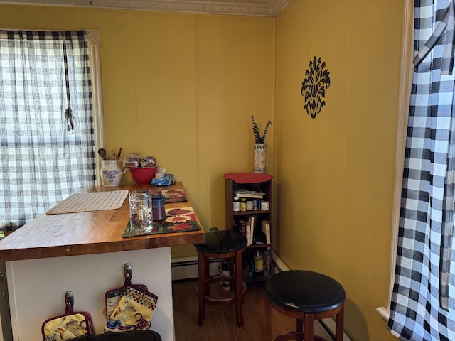 6 Spring St, Waterville, ME 04901 - dining space with wood finished floors