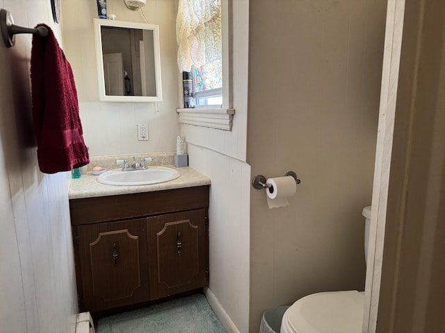 6 Spring St, Waterville, ME 04901 - bathroom featuring toilet and vanity