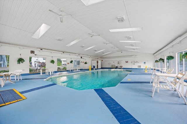 22 Ocean Park Rd Unit 136, Saco, ME 04072 - indoor pool featuring a skylight