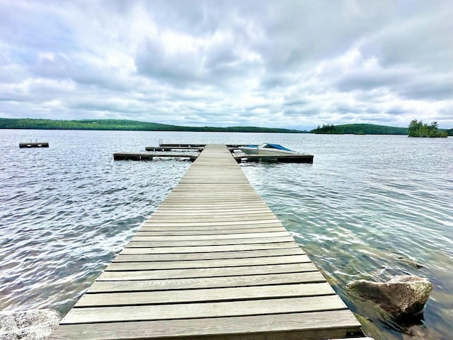 52 Main Rd, Chesterville, ME 04938 - dock featuring a water view
