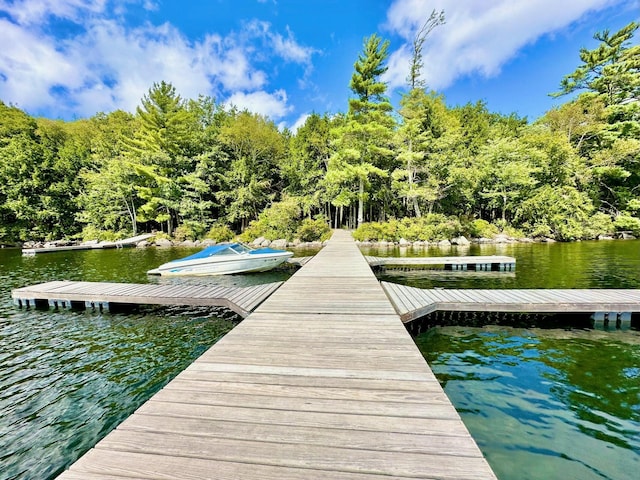 52 Main Rd, Chesterville, ME 04938 - dock area featuring a water view