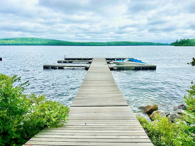 52 Main Rd, Chesterville, ME 04938 - dock featuring a water view