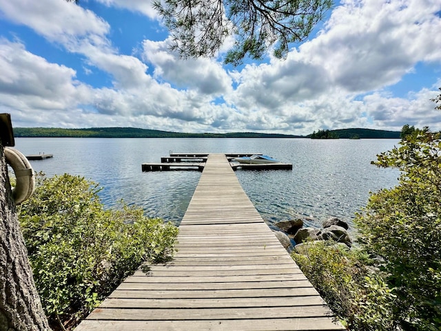 52 Main Rd, Chesterville, ME 04938 - dock with a water view