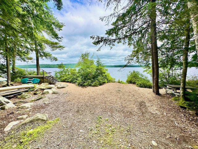 52 Main Rd, Chesterville, ME 04938 - view of yard featuring a water view