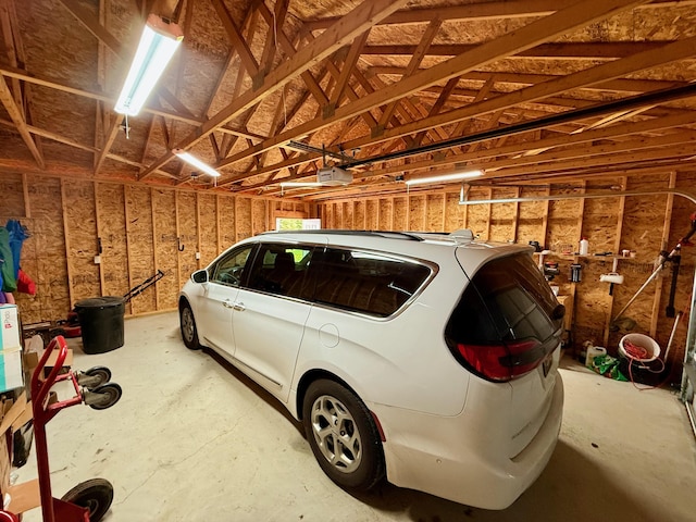52 Main Rd, Chesterville, ME 04938 - garage featuring a garage door opener