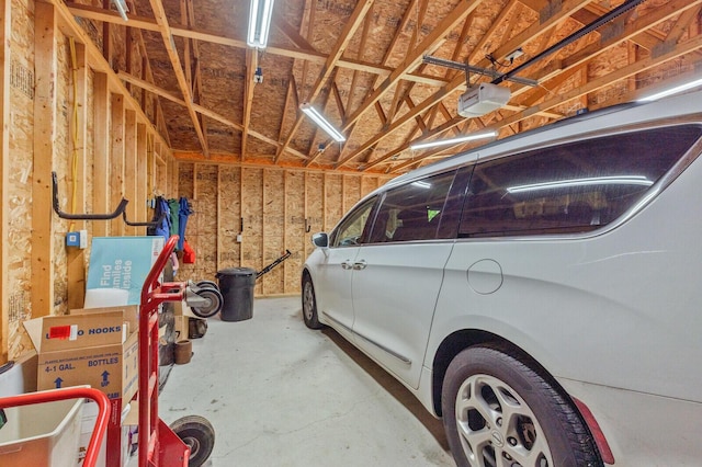 52 Main Rd, Chesterville, ME 04938 - garage featuring a garage door opener