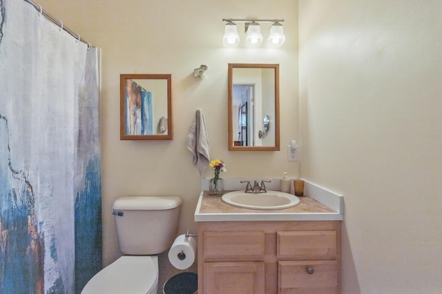 52 Main Rd, Chesterville, ME 04938 - bathroom featuring vanity and a shower with curtain