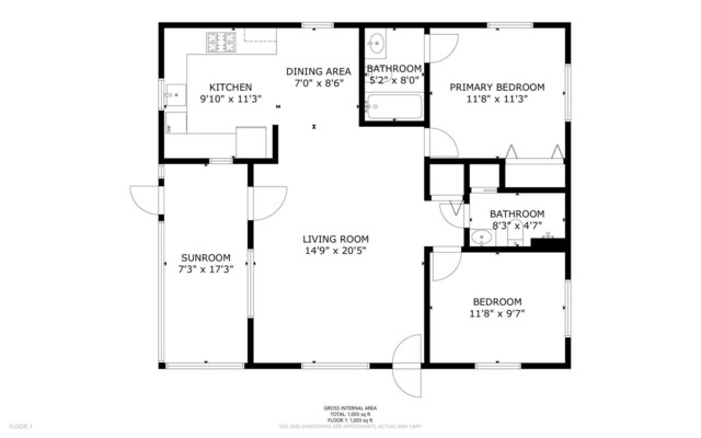 52 Main Rd, Chesterville, ME 04938 - view of home floor plan