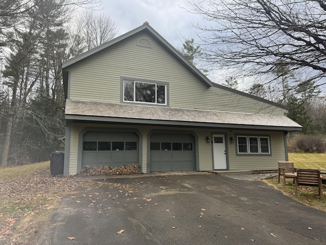 2 Mountain View Ln, Readfield, ME 04355 - view of front of property with an attached garage and aphalt driveway