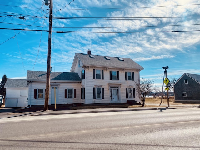 view of colonial-style house
