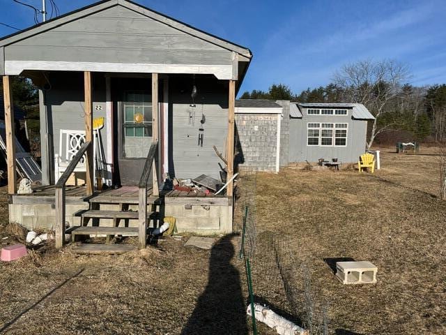 view of front of home