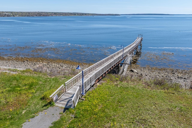dock with a water view