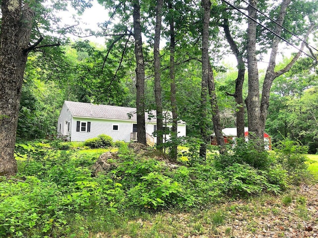 313 W Neck Rd, Nobleboro, ME 04555 - view of yard featuring a wooded view