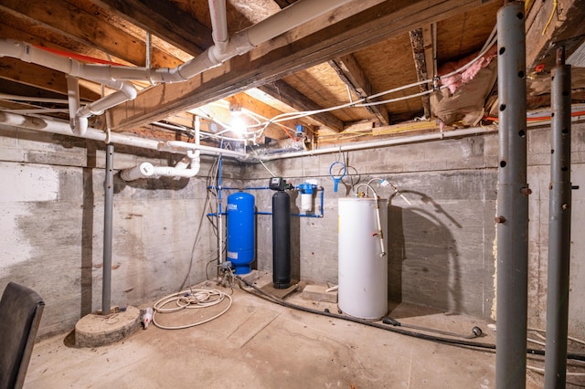 utilities featuring water heater