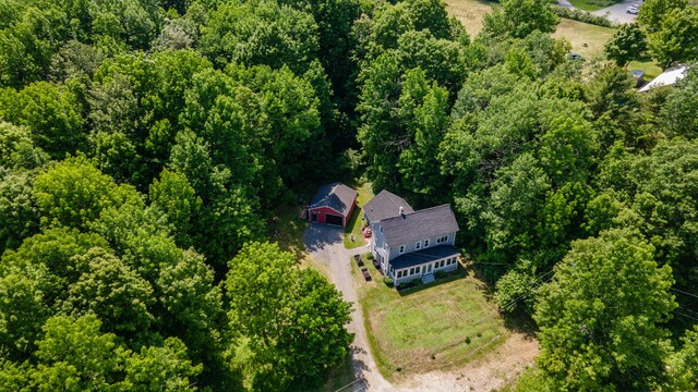 3 Adell Rd, Readfield, ME 04355 - view from above of property featuring a forest