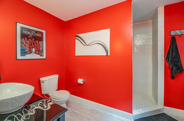 3 Adell Rd, Readfield, ME 04355 - full bath with tiled shower and vanity