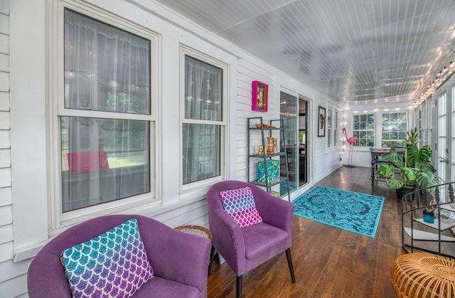 3 Adell Rd, Readfield, ME 04355 - sunroom with hardwood / wood-style floors
