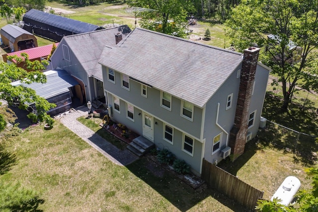 1783 N Rd, Cornish, ME 04020 - aerial view of property and surrounding area